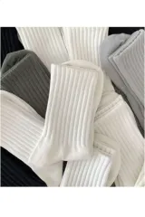 Unisex 5'li Pamuklu Tenis Çorap - Ekstra Rahat ve Esnek 5 Farklı Renk