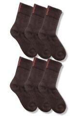 Unisex Termal Havlu Pamuklu Soft Lastik Soket Çorap - 6 Çift