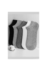 Renkli Ve Şık 5 Çift Yetişkin Patik Çorap Seti - Ayaklarınıza Renk Katın!