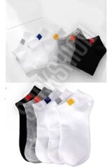 Unisex 5'li Spor Patik Çorap - Şıklığı Yakalayın